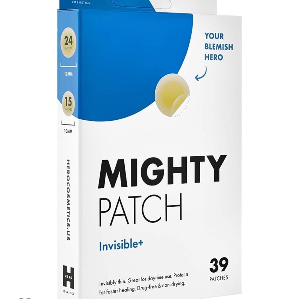Mighty Patch Invisible+ - Ultra Thin Invisible Hydrocolloid Patch Treatment